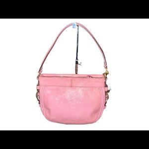 COACH Mini Zoe Hobo Shoulder
Bag, Patent Leather Pink, #41869